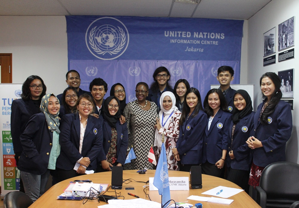 [:en]Kunjungan Mahasiswa HI, FISIP ke United Nations Information Center (UNIC) “Introduction To The United Nations In General”[:]